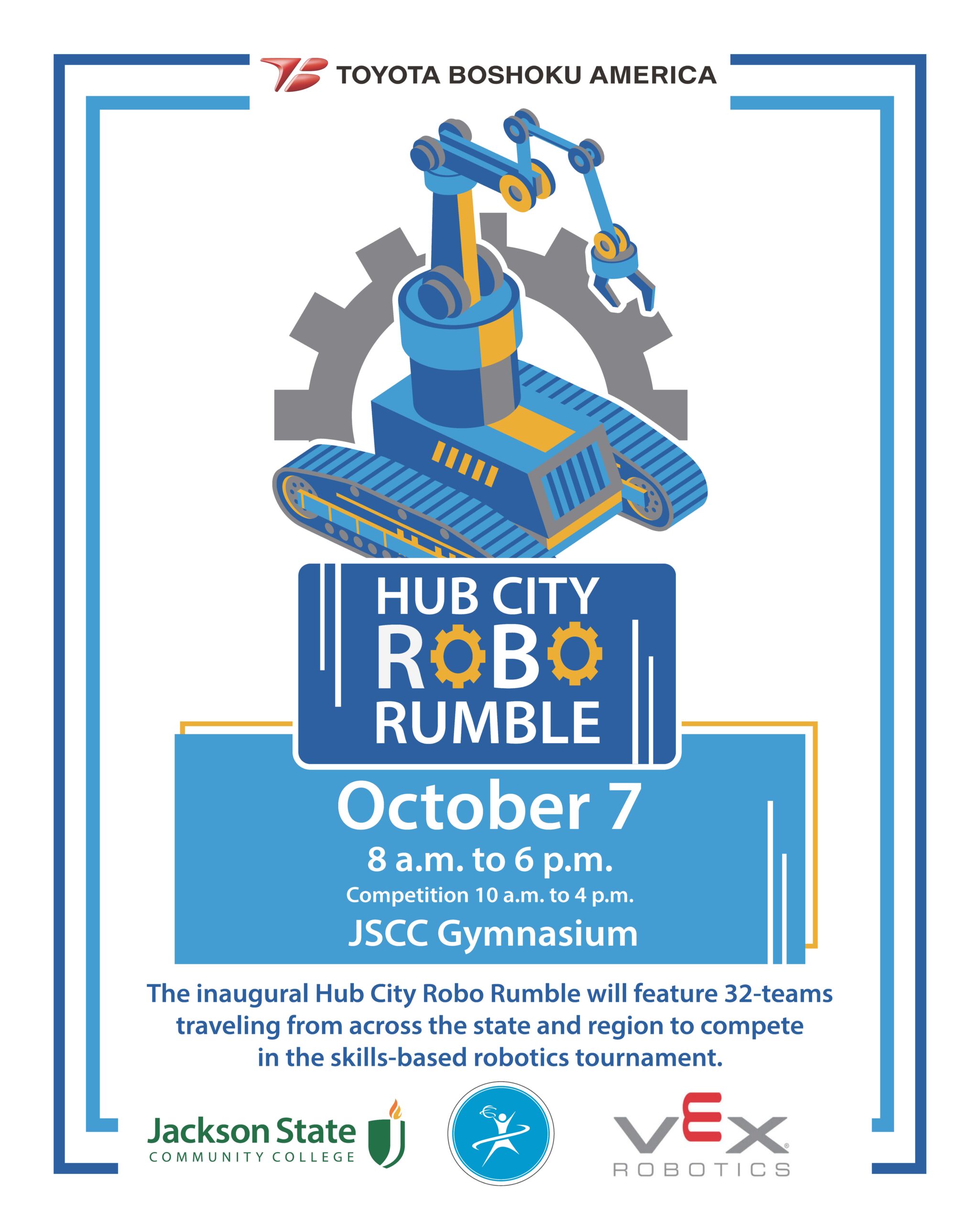 Hub City Robo Rumble Poster